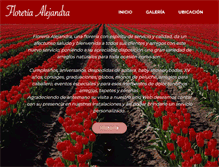 Tablet Screenshot of floreriaalejandra.com